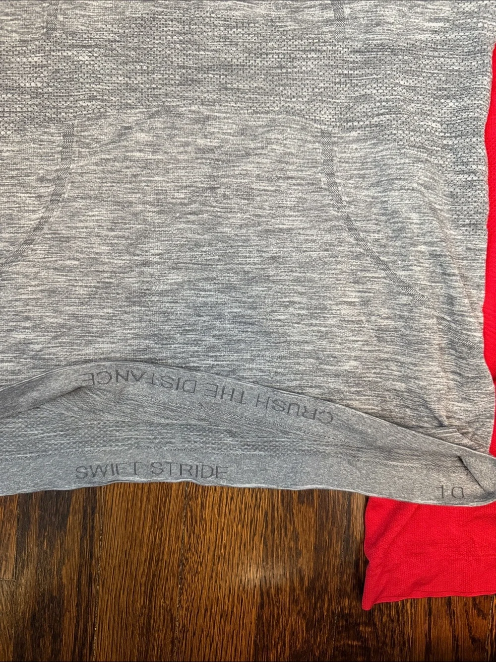lululemon athletica Racerback Swiftly Tech Tank Tops in Red (sz 8) and Grey (10)